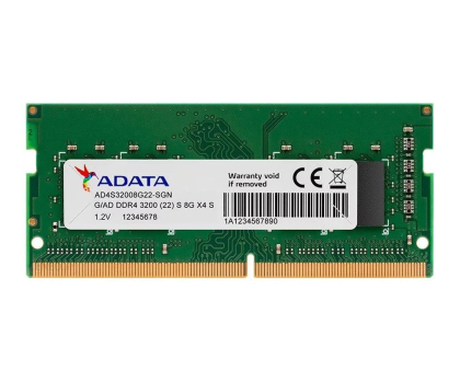 Pamięć RAM SODIMM DDR4 ADATA 8GB (1x8GB) 3200MHz CL22 Premier